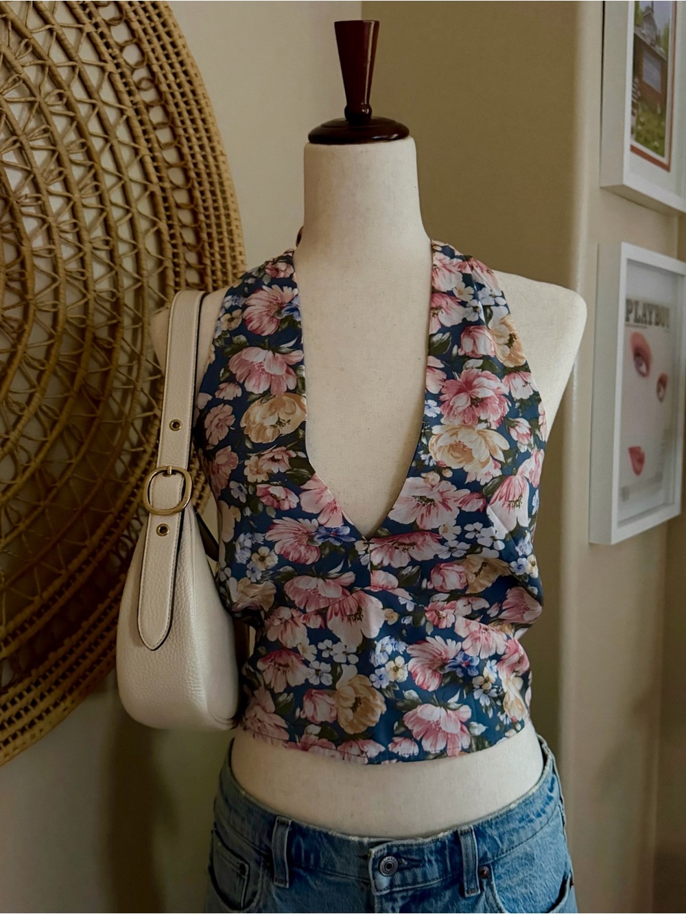 Abercrombie Floral Halter Top